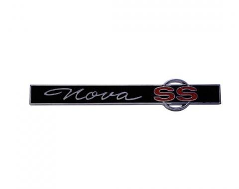 Trim Parts 65 Nova Trunk Lid Emblem, Nova SS, Each 3032