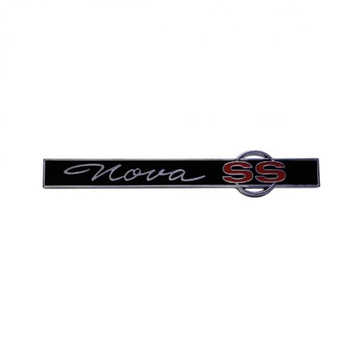 Trim Parts 65 Nova Trunk Lid Emblem, Nova SS, Each 3032