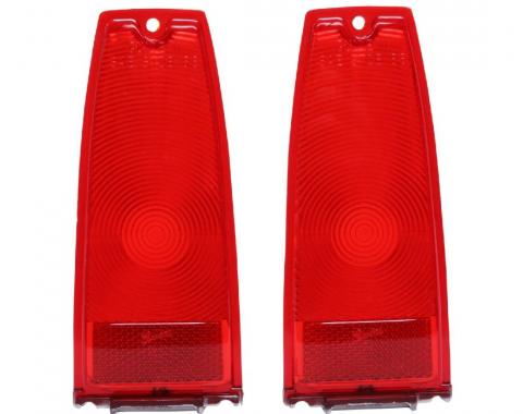 Trim Parts 66-67 Chevy II and Nova Red Tail Light Lens, Pair A3047