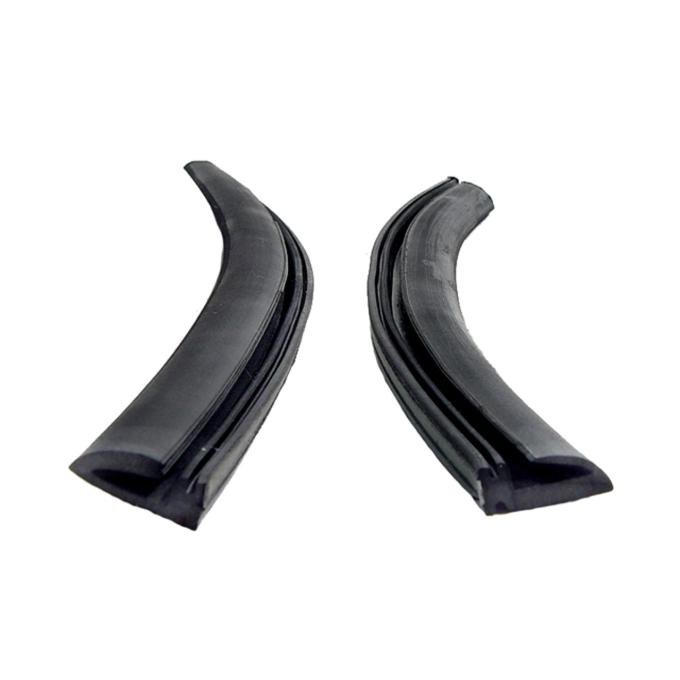 Metro Moulded Parts 1966-1967 Chevrolet Chevy II Rear Roll-Up Quarter Window Seals, for 2-Door Hardtop VS 3-X