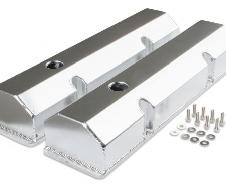Mr. Gasket Fabricated Aluminum Valve Covers, Silver Finish 6817G