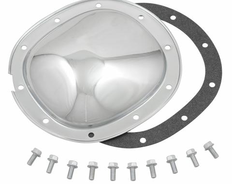Mr. Gasket Chrome Differential Cover, GM 10 Bolt, 7.5 Inch 9896