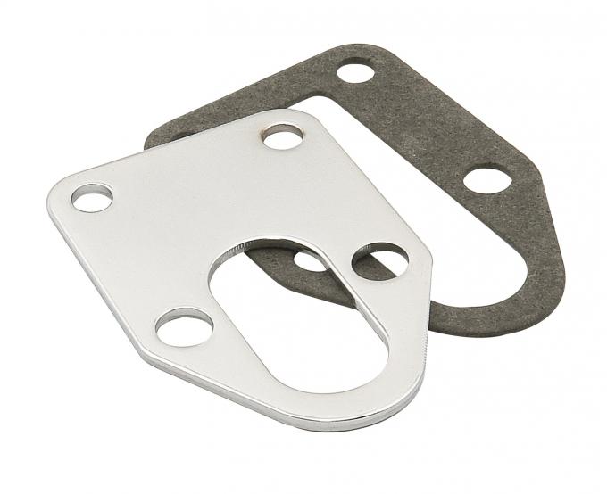 Mr. Gasket Fuel Pump Mounting Plate, Chrome 1514