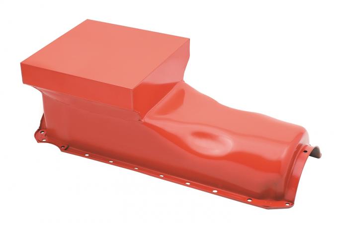 Mr. Gasket Low Profile Oil Pan, Orange 7606G