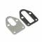 Mr. Gasket Fuel Pump Mounting Plate, Chrome 1514