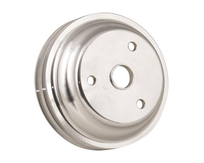 Mr. Gasket Crank Pulley, Aluminum, Double Groove 5317