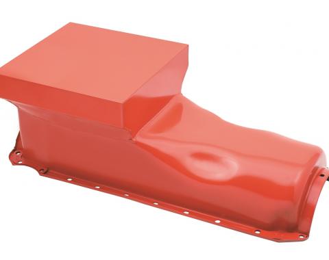 Mr. Gasket Low Profile Oil Pan, Orange 7606G