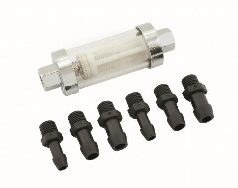 Mr. Gasket Clearview Inline Fuel Filter 9706