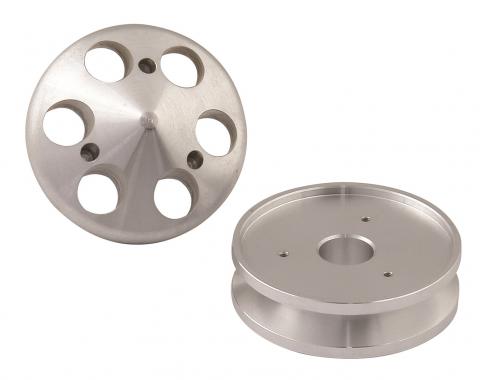 Mr. Gasket Alternator Pulley, Aluminum with Nose Piece, Single Groove 5320