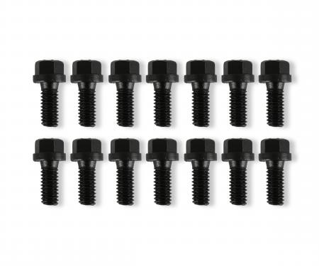 Mr. Gasket Header Bolts, 5/16-18 X 3/4 Inch Hex Head, Black Oxide 976