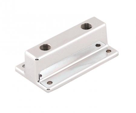 Mr. Gasket Tee Style Fuel Block with 2 Outlets 6150MRG