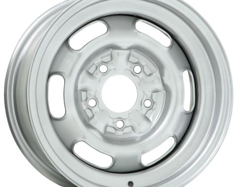 Wheel Vintiques 14x7 Pontiac Rallye I Silver 5x4.75" bolt 4.25" backspace 59-4734044