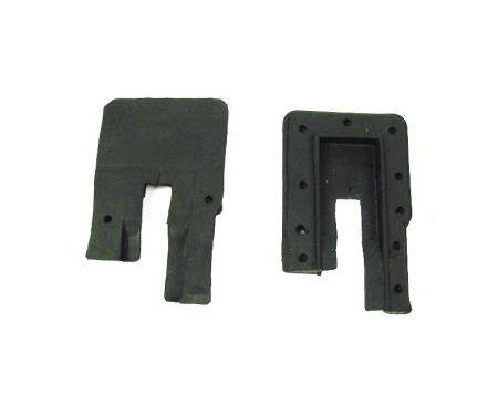 Precision 1962-1967 Chevrolet Chevy II U Jamb Door Lock Pillar Weatherstrip Seals, Fits 2 Door Hardtop and Convertible, 2 Piece Kit DLP 1710 62