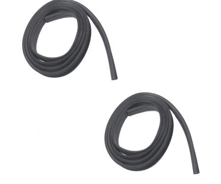 Precision 1962-1967 Chevrolet Chevy II 2/4 Sedan - Top/Back Glass Run Channel, Left and Right Hand, 2 Piece Kit GRP 1300 62