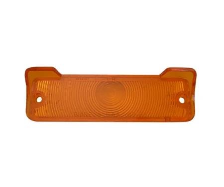 AMD Parking Lamp Lenses, Amber, Pair, 65 Chevy II Nova T-A3045