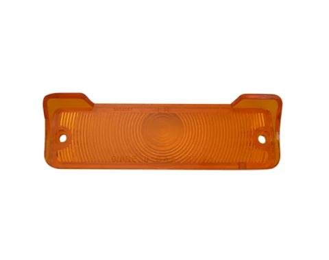 AMD Parking Lamp Lenses, Amber, Pair, 65 Chevy II Nova T-A3045