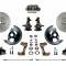 Leed Brakes 1962-1967 Chevrolet Chevy II Manual 2" Drop Spindle Kit with Drilled Rotors and Zinc Plated Calipers FC1007-381X
