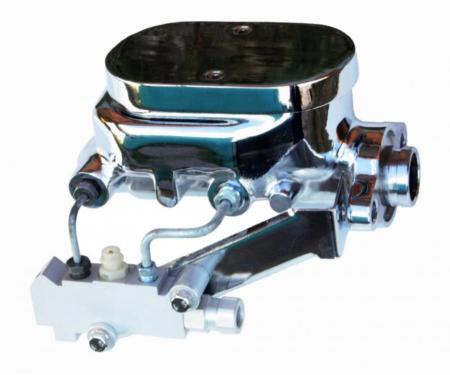 Leed Brakes Hydraulic Kit Chrome Flat Top Master Cylinder Disc/Disc Side Mount FC1014HK