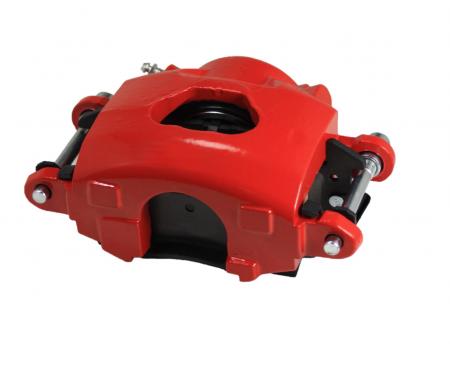 Leed Brakes Caliper Single Piston GM left side Red Powder Coated RA4044 Cal