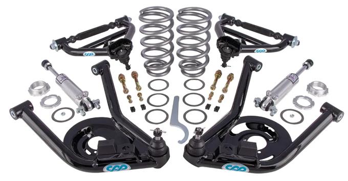Classic Performance Front Coilover Conversion Kit with Upper and Lower Arms, 1975-79 Nova 7579FCO-K