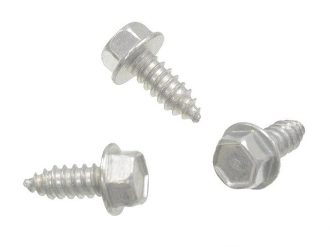 Redline Restomotive® 1967-1969 Camaro / Firebird / Nova Windshield Washer Jar Bracket Mounting Screw Set