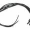 Accel Spark Plug Wire Set- 8mm, Black Wire with Black 90 Deg Boots 4041K