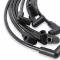 Accel Spark Plug Wire Set, 90 Deg Boots, Black 5048K