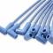 Accel Spark Plug Wire Set- 8mm, Blue Wire with Blue 90 Deg Boots 4041B