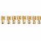 Accel Spark Plug Wire Set, 7mm, Super Stock with Copper Core, Universal Straight Boots, Yellow 3008