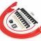 Accel Spark Plug Wire Set, 8mm, Universal, Red Wire with Red Straight Boots 5040R