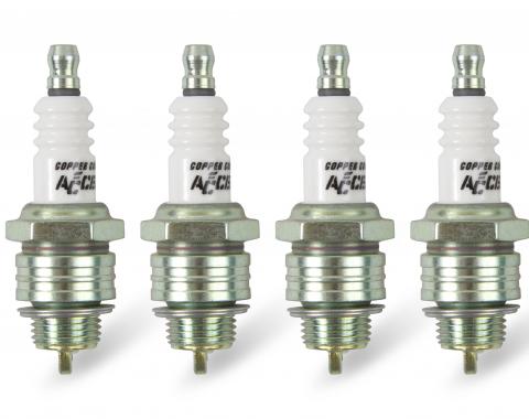 Accel HP Copper Spark Plug, Shorty 0437S-4
