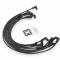 Accel Spark Plug Wire Set, 90 Deg Boots, Black 5048K
