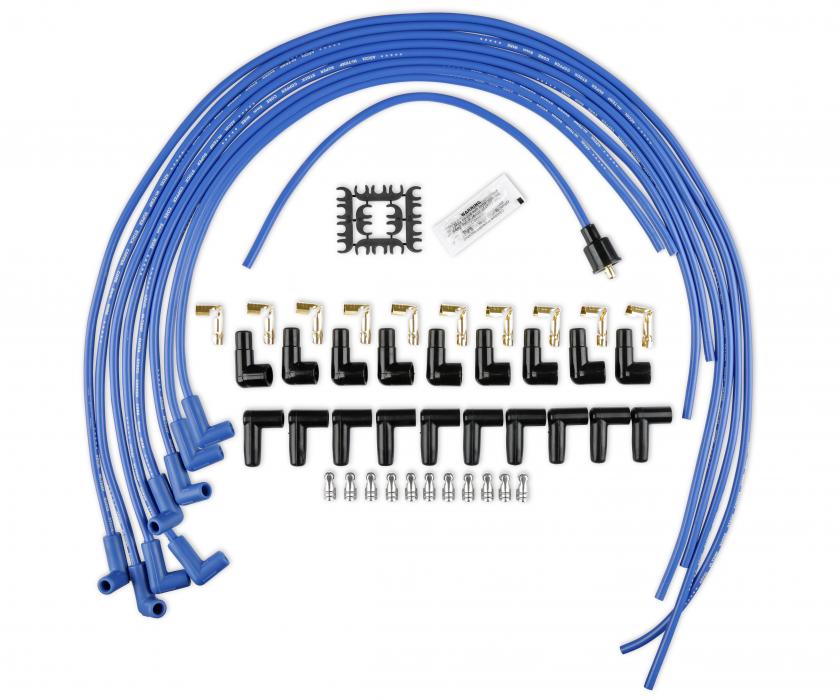 Accel Spark Plug Wire Set, Super Stock Copper Core 8mm, 90 Deg