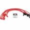 Accel SPARK PLUG WIRE SET, 90 DEG BOOTS, RED 5048R