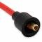 Accel Spark Plug Wire Set, 8mm, Universal, Red Wire with Red Straight Boots 5040R