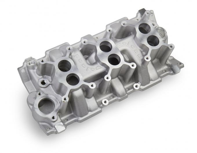 Weiand 3x2 Dual Plane Intake- Chevy Small Block V8 7550