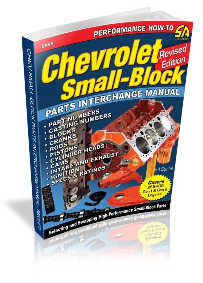Cartech Auto Books Chevrolet Small-Block Parts Interchange Manual - Rev Ed SA55