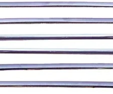 AMD Roof Drip Molding Set (6pcs), 68-72 Chevy II Nova 2DR Sedan (Post) K-R1629