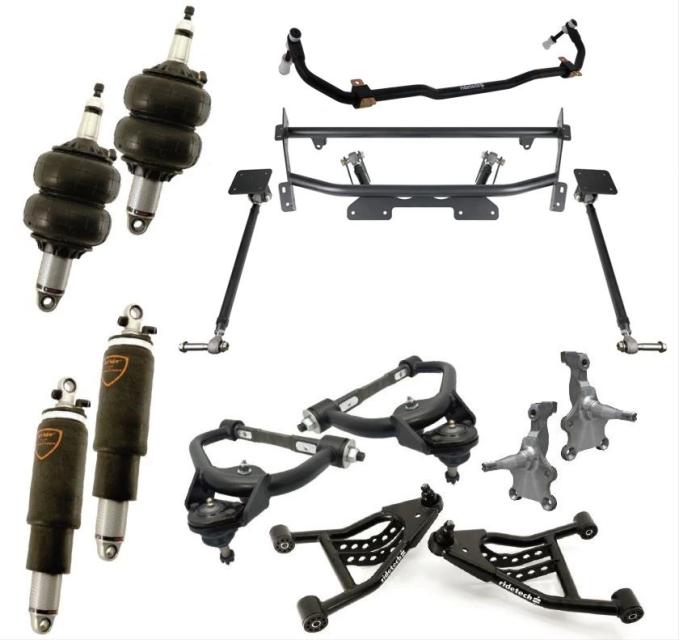 Ridetech HQ Air Suspension System with hub spindles for 1968-1974 Nova 11260296