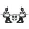 Ridetech Front TQ Shockwaves for 1962-1967 Chevy II. For use with Ridetech upper arms 11253011