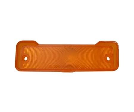 AMD Parking Lamp Lenses, Amber, Pair, 66-67 Chevy II Nova T-A3046