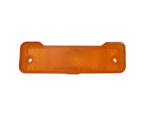 AMD Parking Lamp Lenses, Amber, Pair, 66-67 Chevy II Nova T-A3046