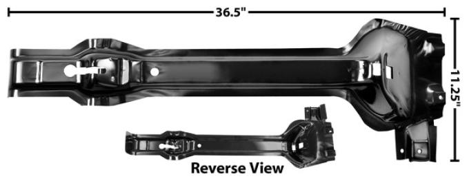 Dynacorn 68-74 Gas Tank Brace LH T28E