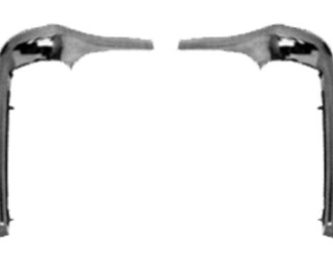 Dynacorn Eyebrow Moulding 68-72 Pair M1636