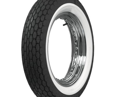Beck Motorcycle 2.00 Inch Whitewall Tire 500-16 63400