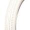 Coker Classic Cycle Clincher Tire Zig-Zag/Ribbed Tread All White 28x3 79225
