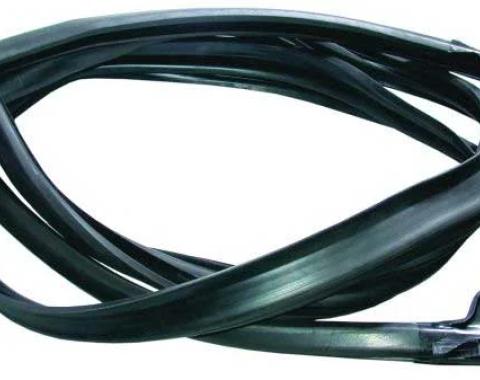 AMD Windshield Gasket Seal w/ Trim Groove, 62-67 Chevy II Nova 2/4DR Hardtop G-WCRD622
