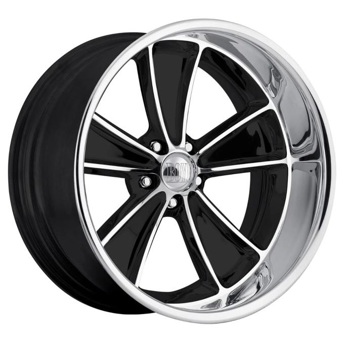 Boyd Coddington 18x7 Speedster Black Machined / Diamond Cut Lip 5x5 BS 4 BP BC2-877340B