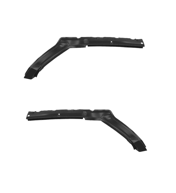 Redline Restomotive® 1968-1972 Chevy II / Nova 2 Door Coupe Outer Left and Right Roof Structure Side Rail with Bottom Bracket (From A-Pillar to Rear Wheelhouse)