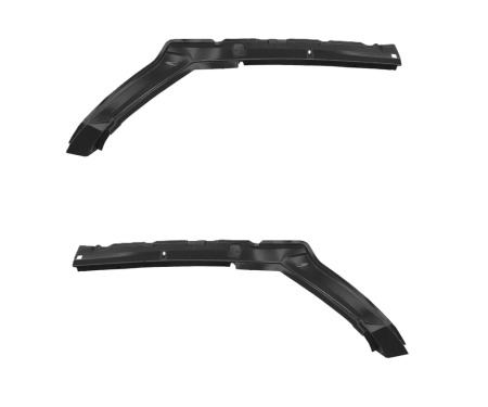 Redline Restomotive® 1968-1972 Chevy II / Nova 2 Door Coupe Outer Left and Right Roof Structure Side Rail with Bottom Bracket (From A-Pillar to Rear Wheelhouse)